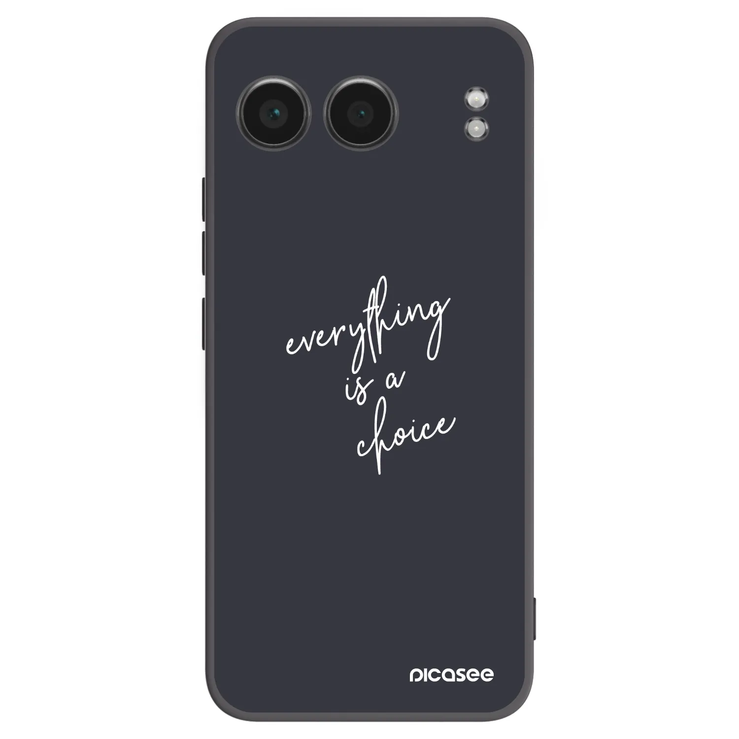 Picasee fekete szilikon tok az alábbi mobiltelefonokra OnePlus Nord 4 - Everything is a choice