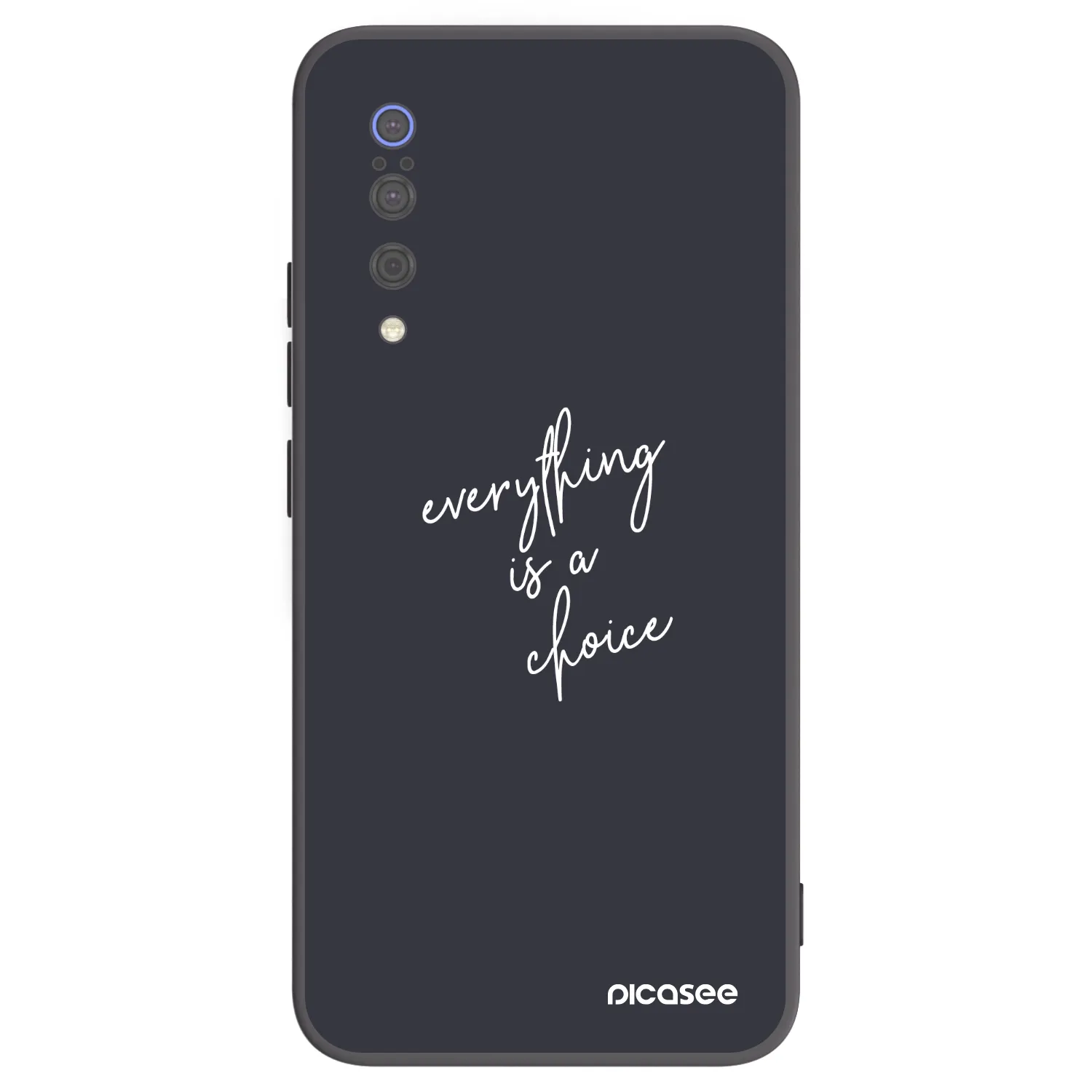 Picasee fekete szilikon tok az alábbi mobiltelefonokra Xiaomi Mi 9 - Everything is a choice