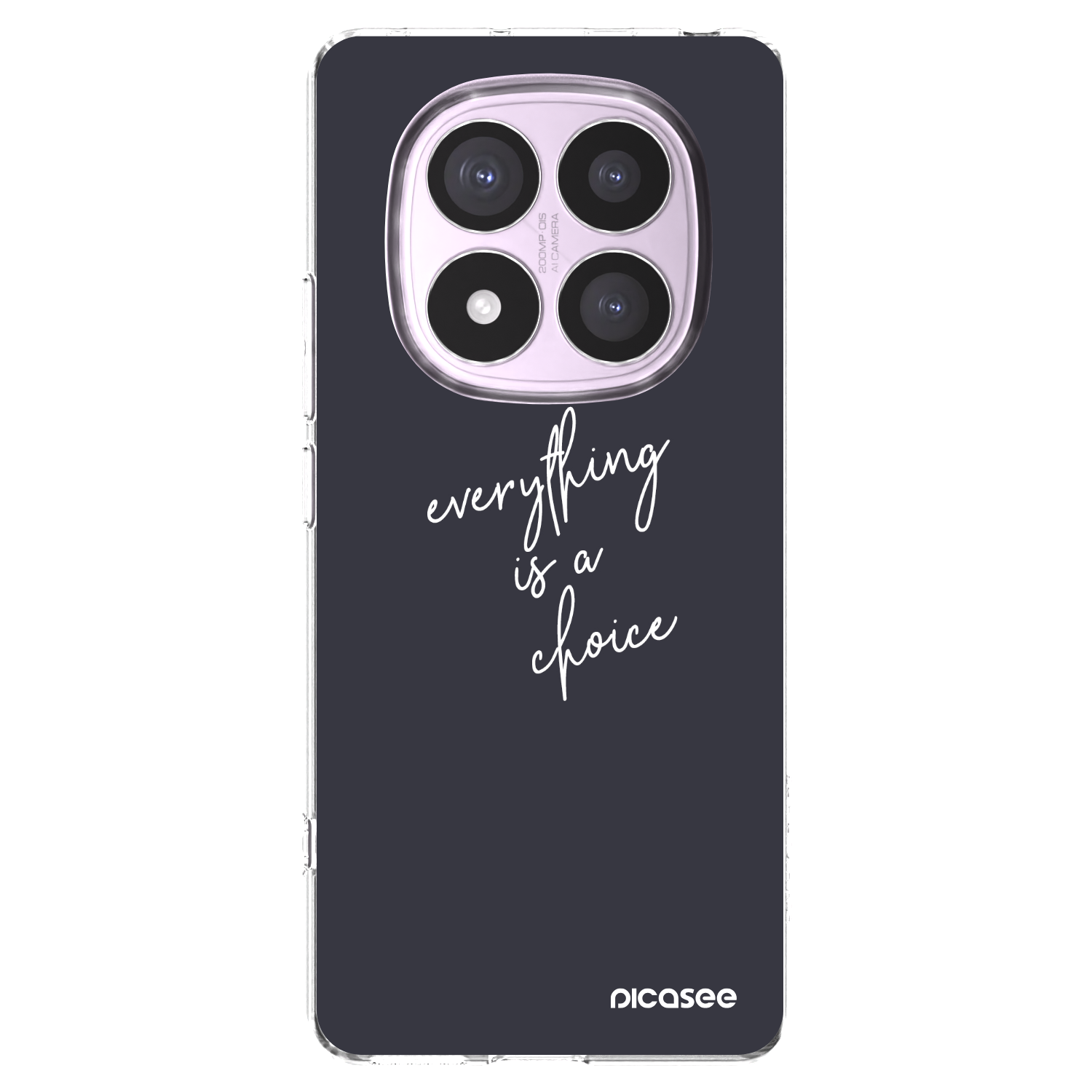 Picasee átlátszó szilikon tok az alábbi mobiltelefonokra Xiaomi Redmi Note 14 Pro 5G - Everything is a choice