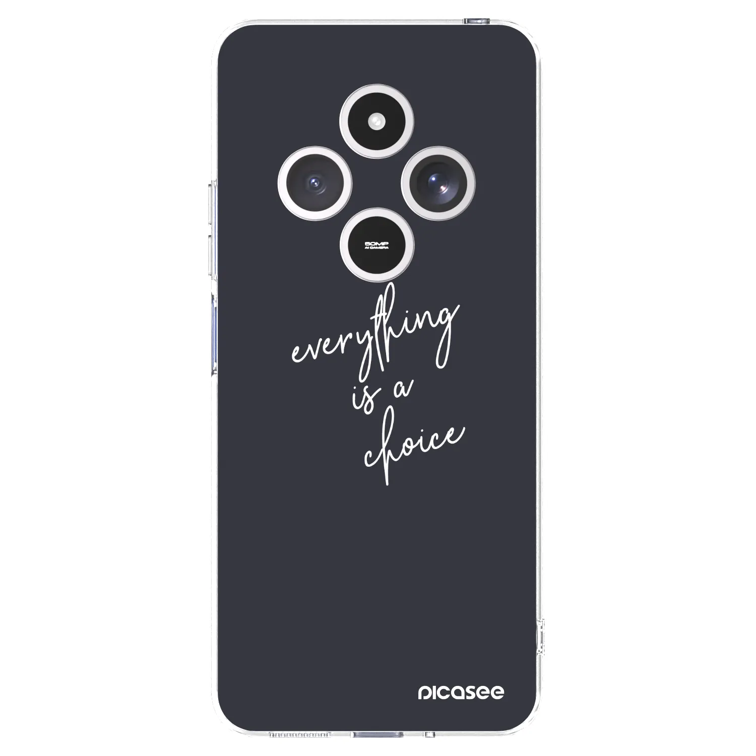 Picasee átlátszó szilikon tok az alábbi mobiltelefonokra Xiaomi Redmi 14C - Everything is a choice