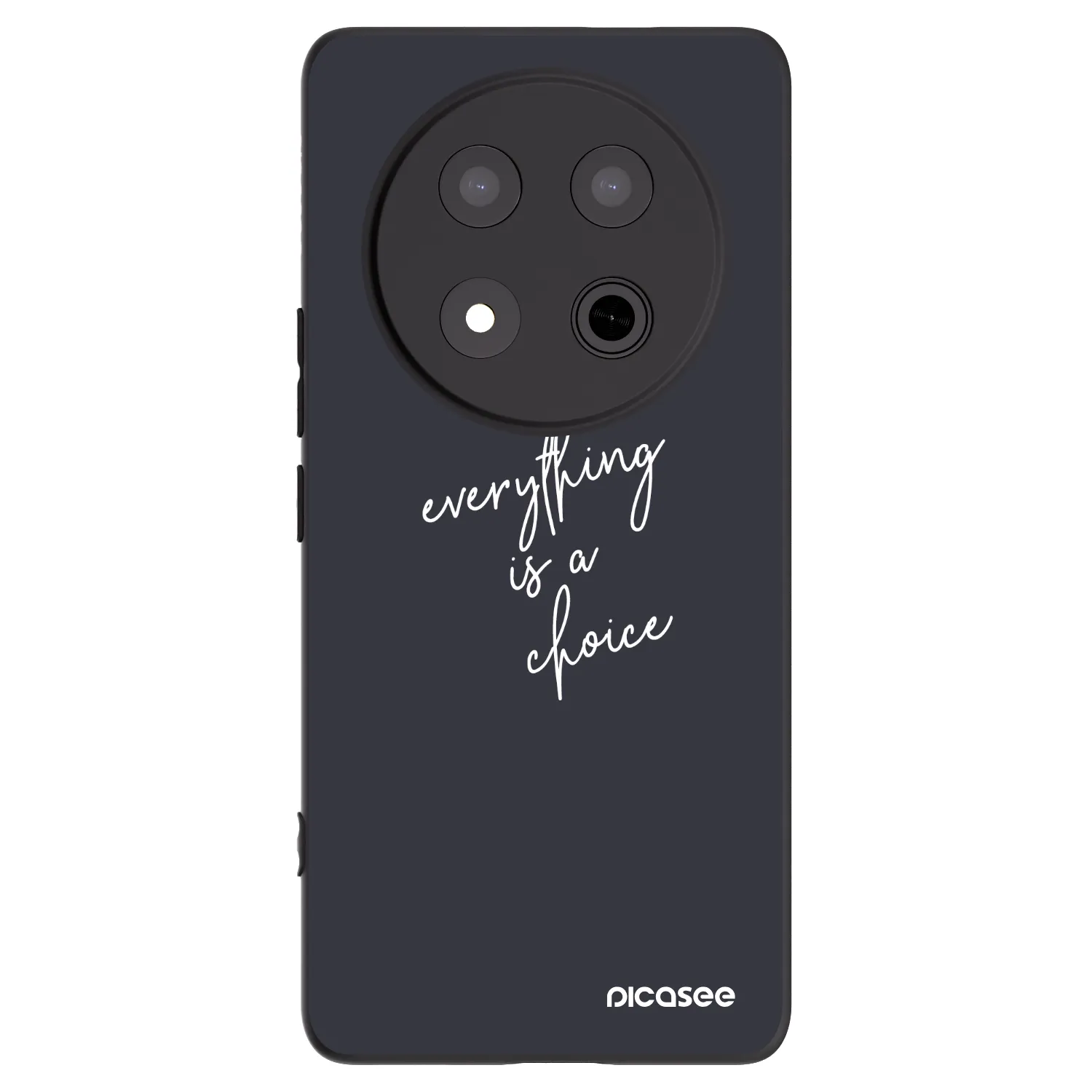 Picasee fekete szilikon tok az alábbi mobiltelefonokra Honor Magic7 Lite 5G - Everything is a choice