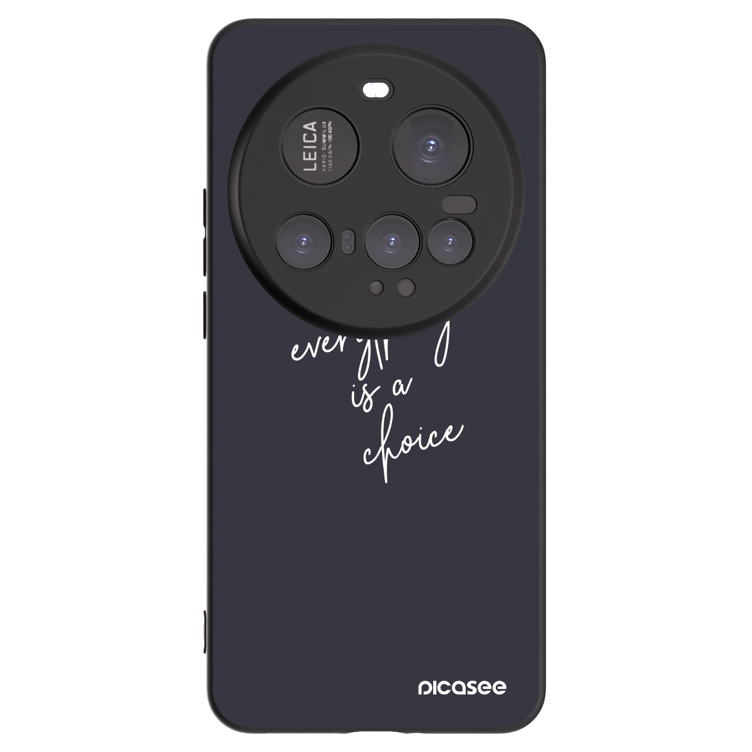 Picasee fekete szilikon tok az alábbi mobiltelefonokra Xiaomi 15 Ultra - Everything is a choice