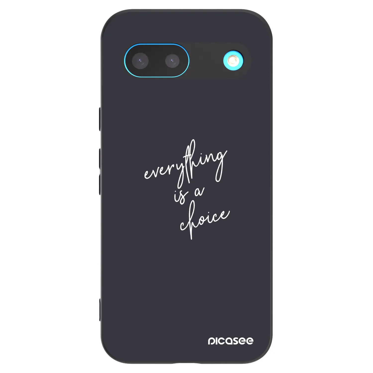 Picasee fekete szilikon tok az alábbi mobiltelefonokra Google Pixel 8 - Everything is a choice