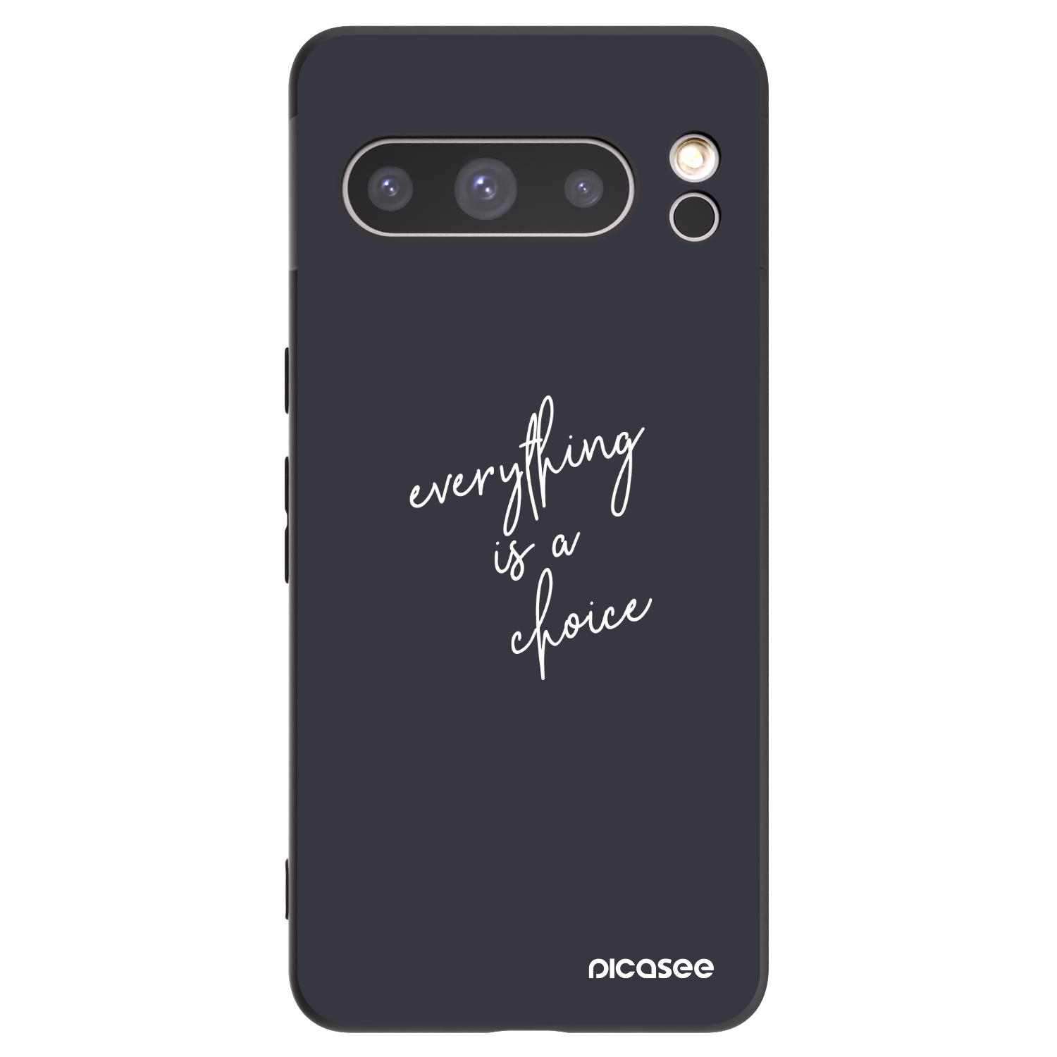 Picasee fekete szilikon tok az alábbi mobiltelefonokra Google Pixel 8 Pro - Everything is a choice