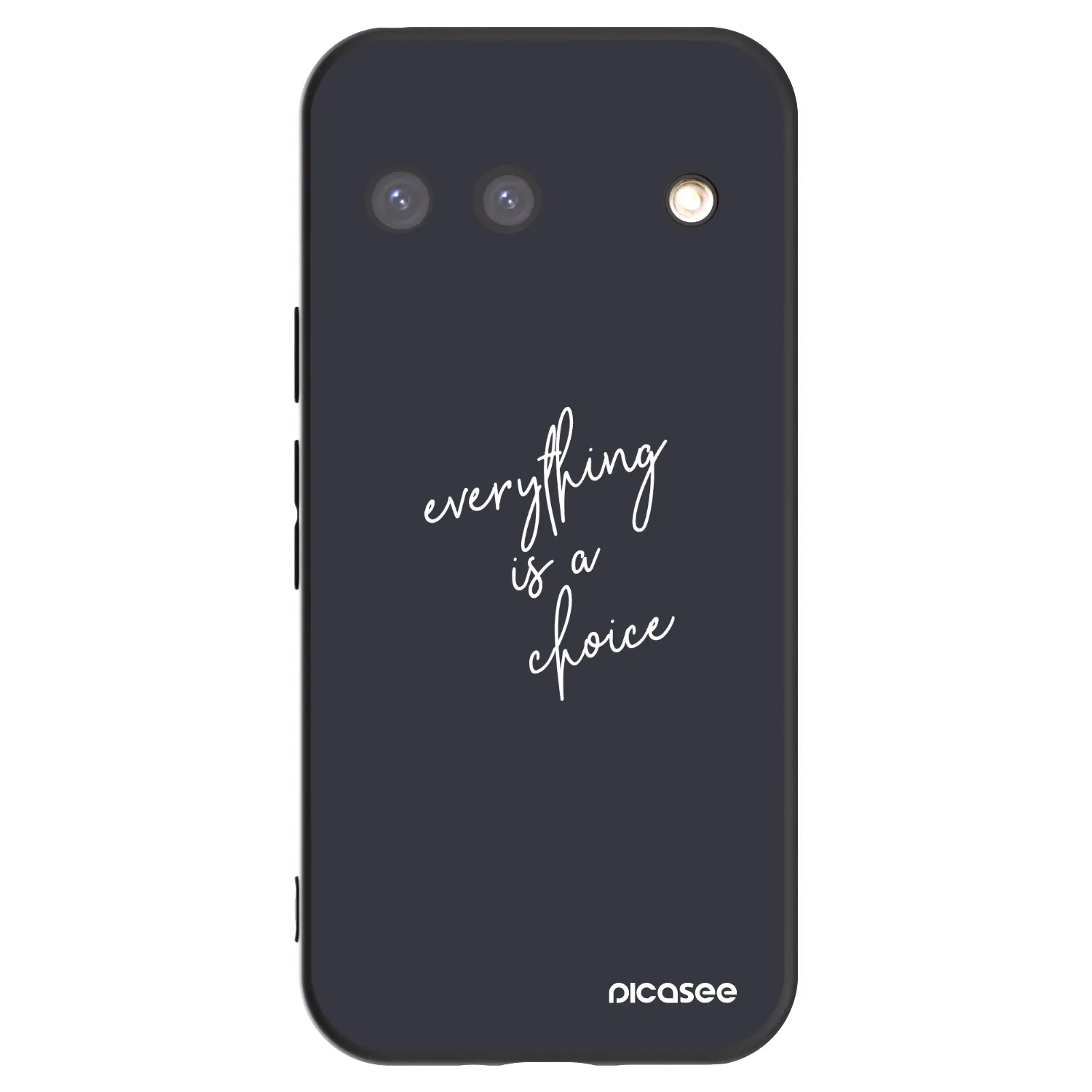 Picasee fekete szilikon tok az alábbi mobiltelefonokra Google Pixel 9 - Everything is a choice