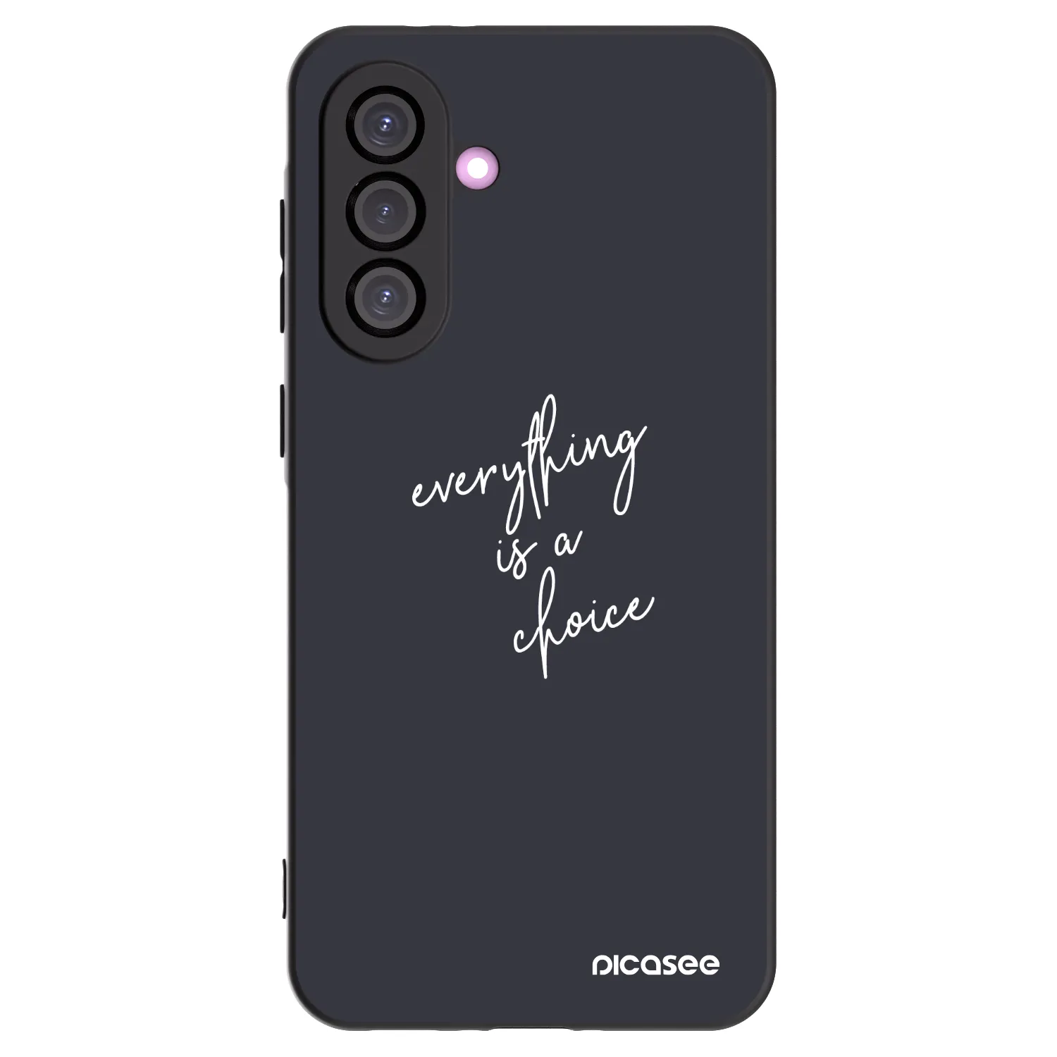 Picasee fekete szilikon tok az alábbi mobiltelefonokra Samsung Galaxy A56 5G A566B - Everything is a choice