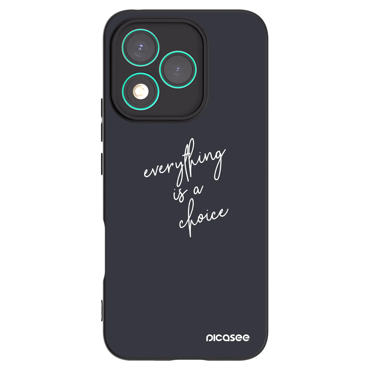 Picasee fekete szilikon tok az alábbi mobiltelefonokra Honor 400 Lite 5G - Everything is a choice