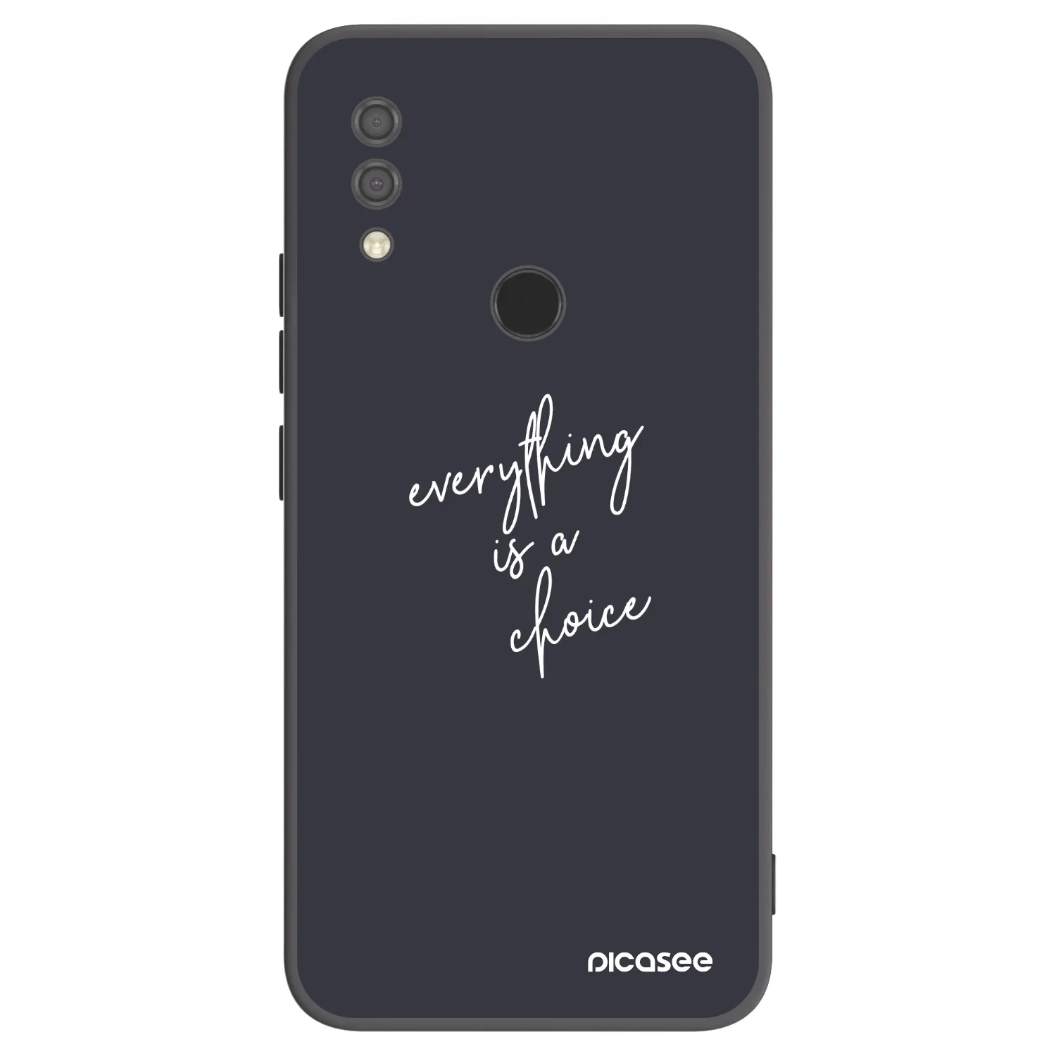 Picasee fekete szilikon tok az alábbi mobiltelefonokra Xiaomi Redmi 7 - Everything is a choice