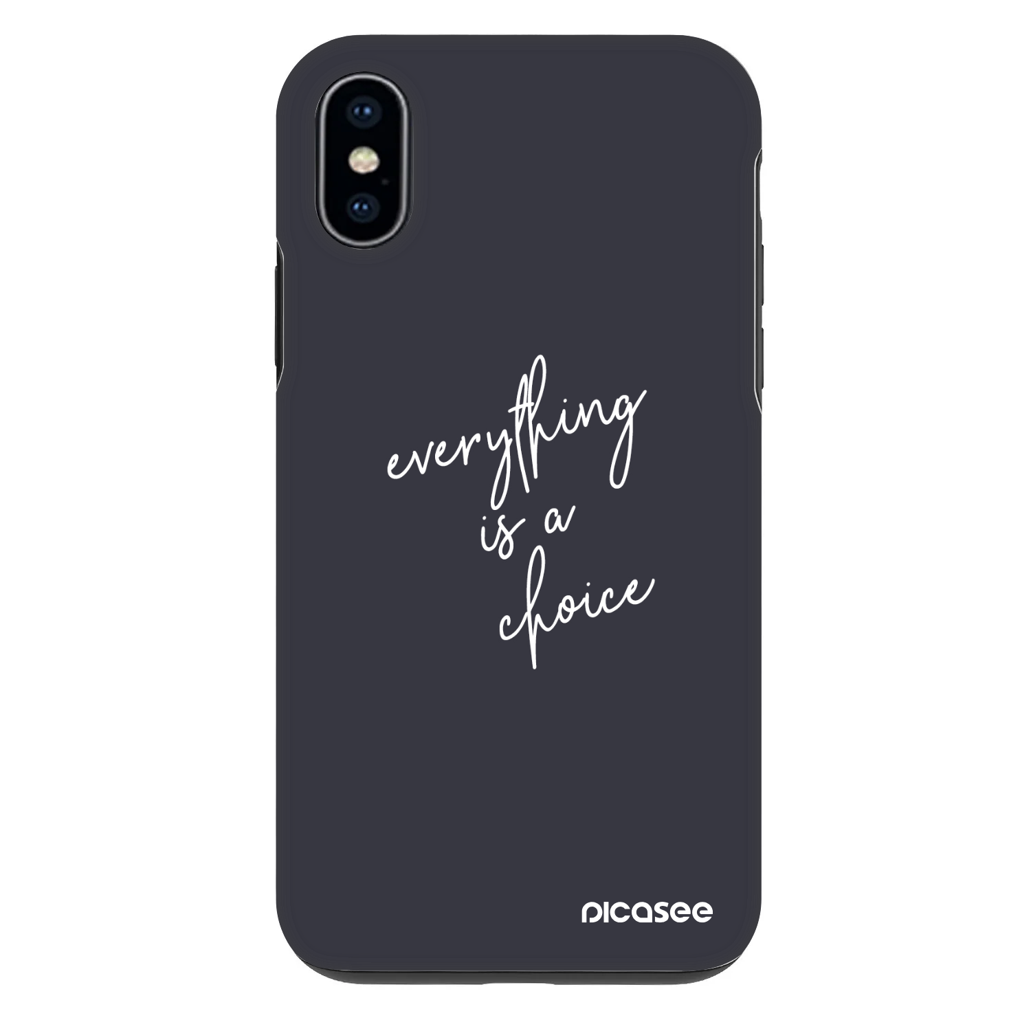 Picasee Fashion Case Apple iPhone X/XS - Everything is a choice