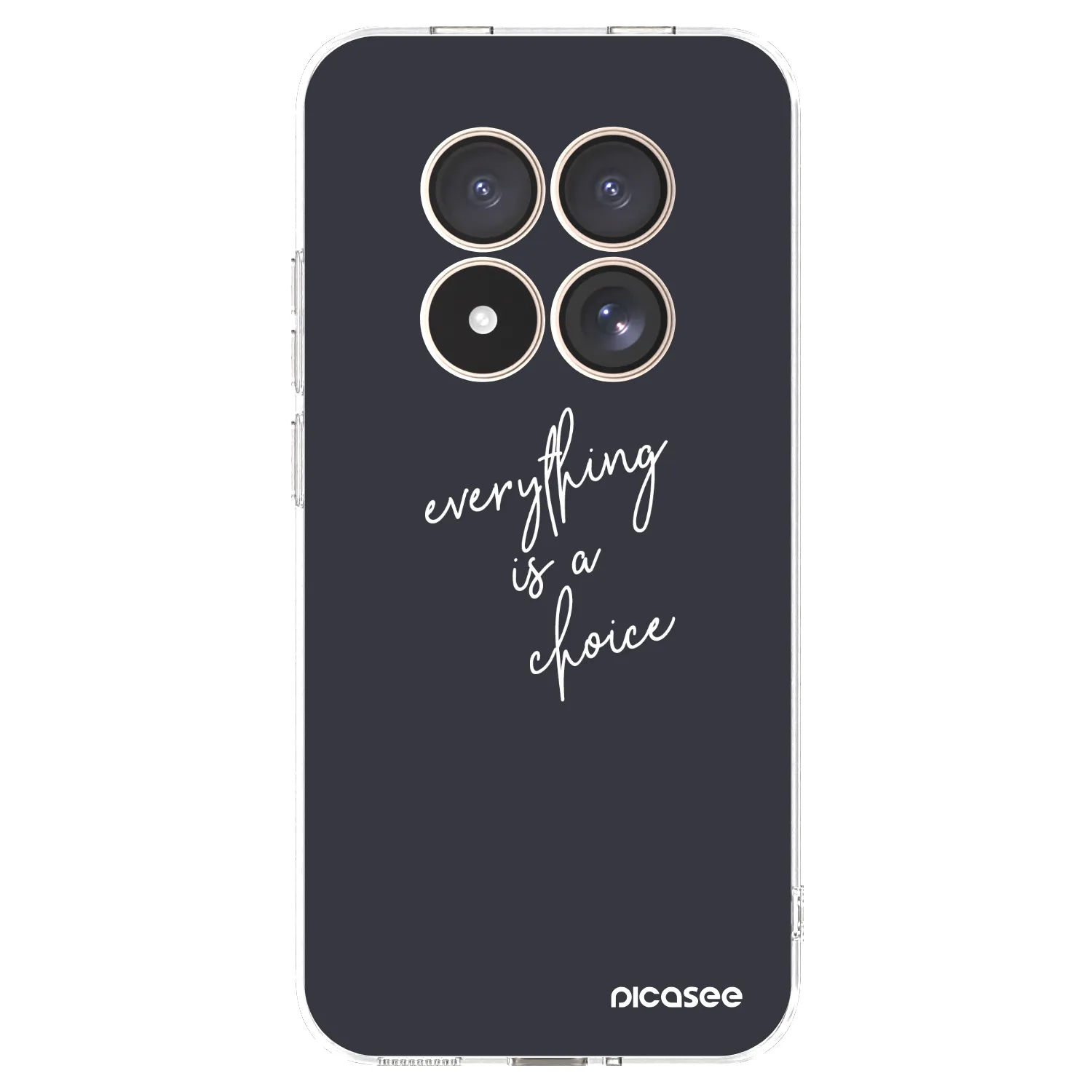 Picasee átlátszó szilikon tok az alábbi mobiltelefonokra Xiaomi Redmi Note 15 Pro 4G - Everything is a choice