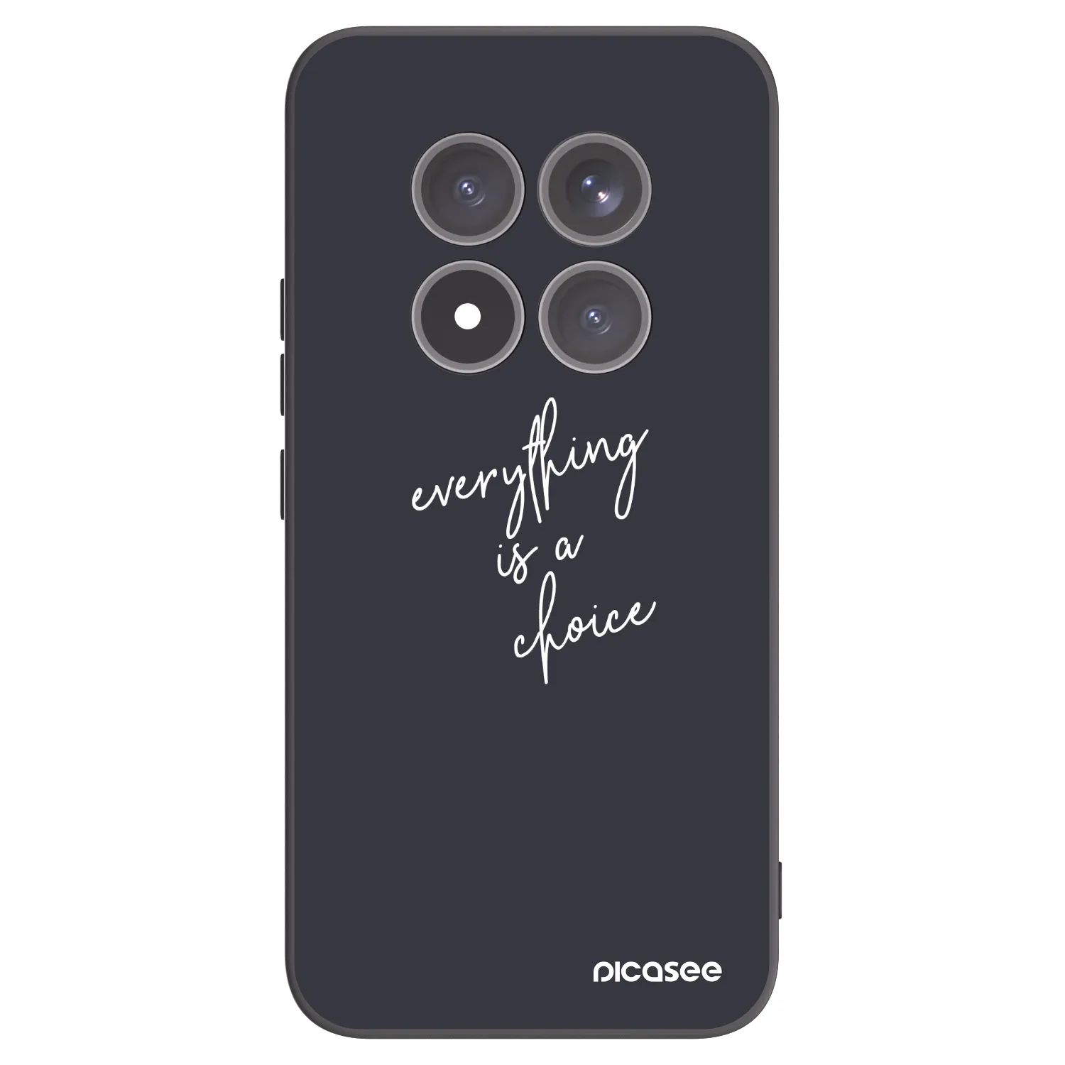 Picasee fekete szilikon tok az alábbi mobiltelefonokra Xiaomi Redmi Note 15 Pro+ - Everything is a choice