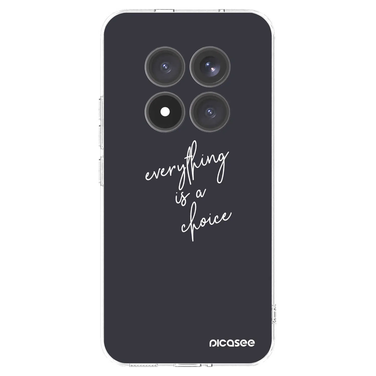 Picasee átlátszó szilikon tok az alábbi mobiltelefonokra Xiaomi Redmi Note 15 Pro+ - Everything is a choice