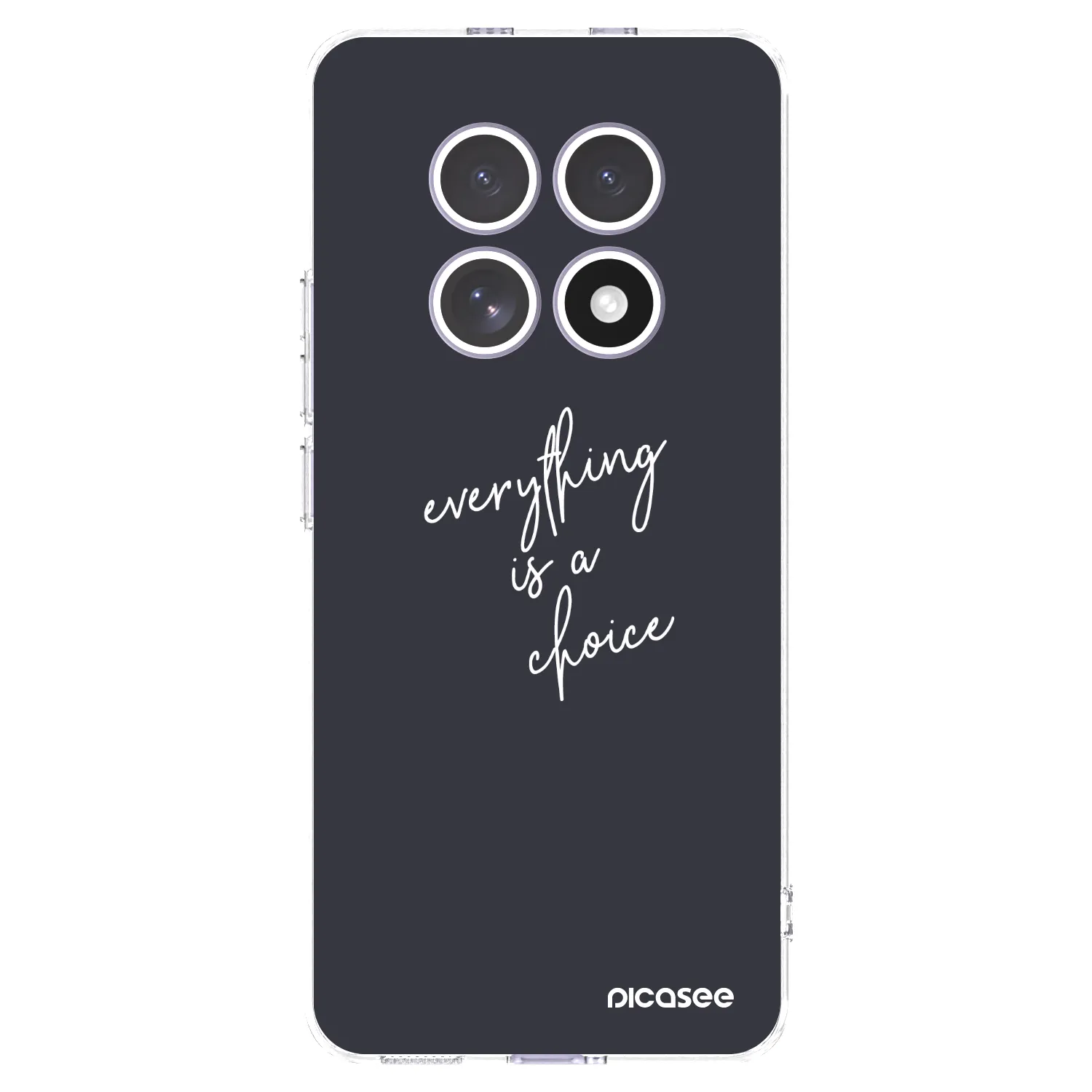 Picasee átlátszó szilikon tok az alábbi mobiltelefonokra Xiaomi Redmi Note 15 - Everything is a choice