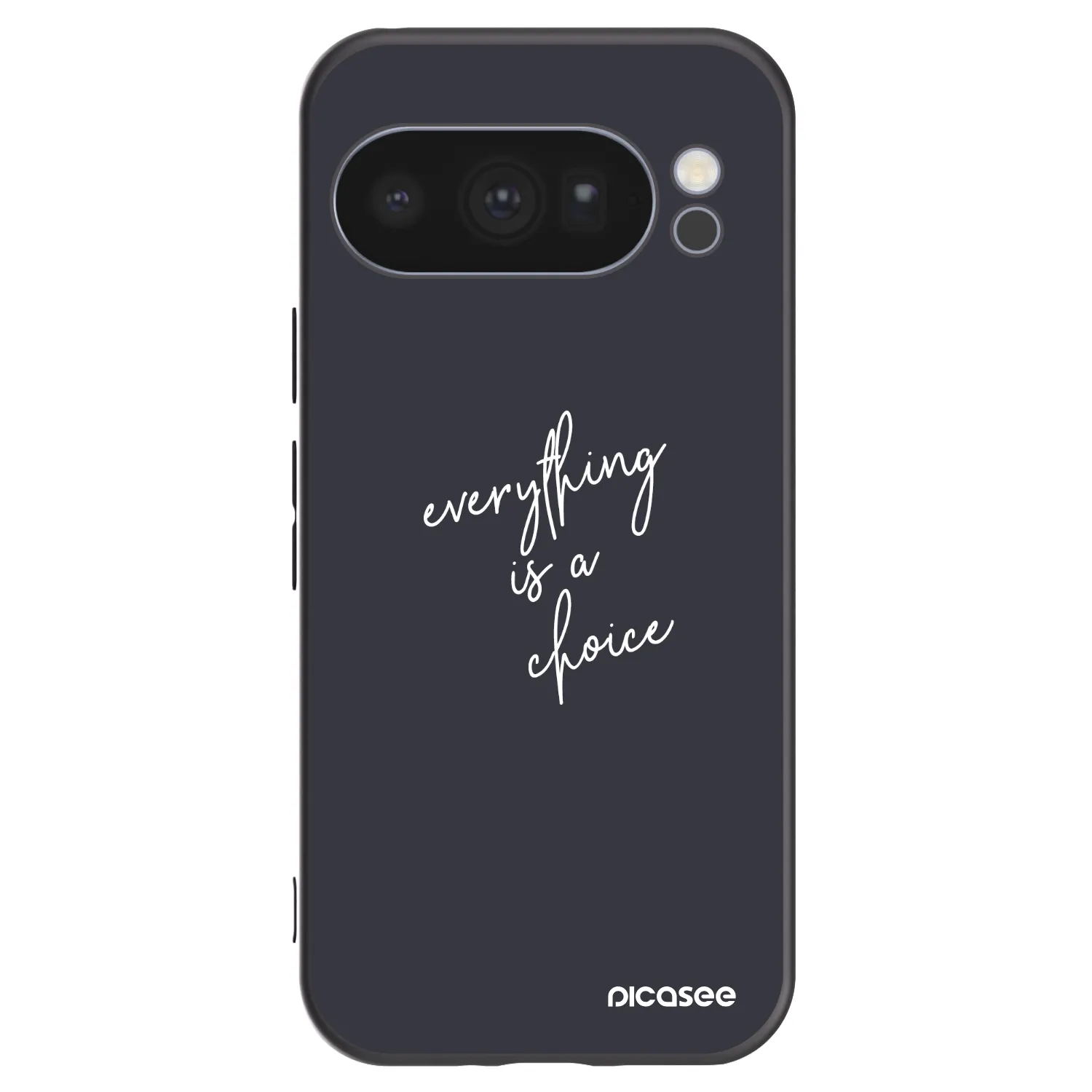Picasee fekete szilikon tok az alábbi mobiltelefonokra Google Pixel 10 Pro - Everything is a choice