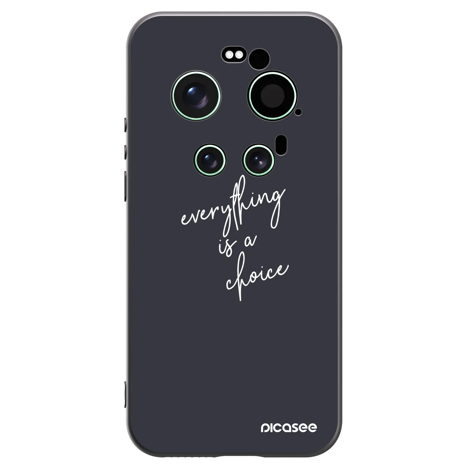 Picasee fekete szilikon tok az alábbi mobiltelefonokra Xiaomi 17 Ultra - Everything is a choice