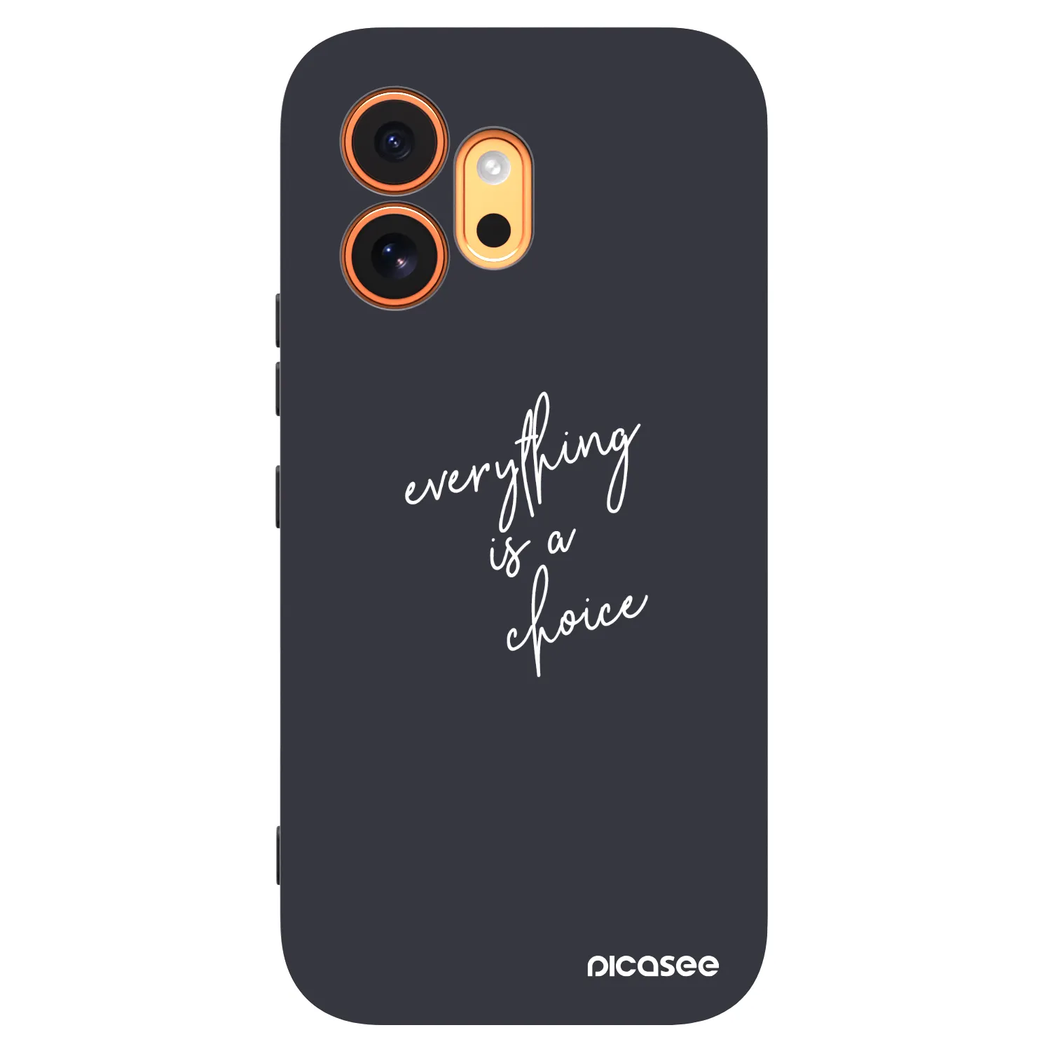Picasee fekete szilikon tok az alábbi mobiltelefonokra Honor 600 - Everything is a choice