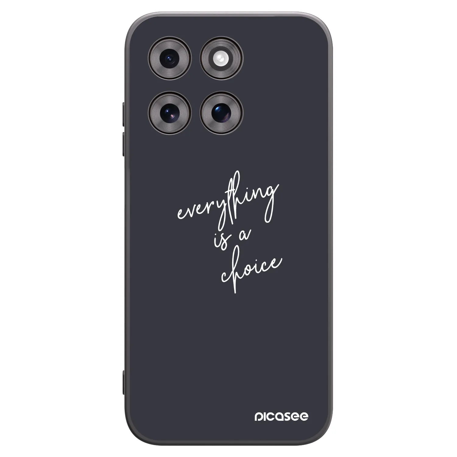 Picasee fekete szilikon tok az alábbi mobiltelefonokra Motorola Moto G77 - Everything is a choice