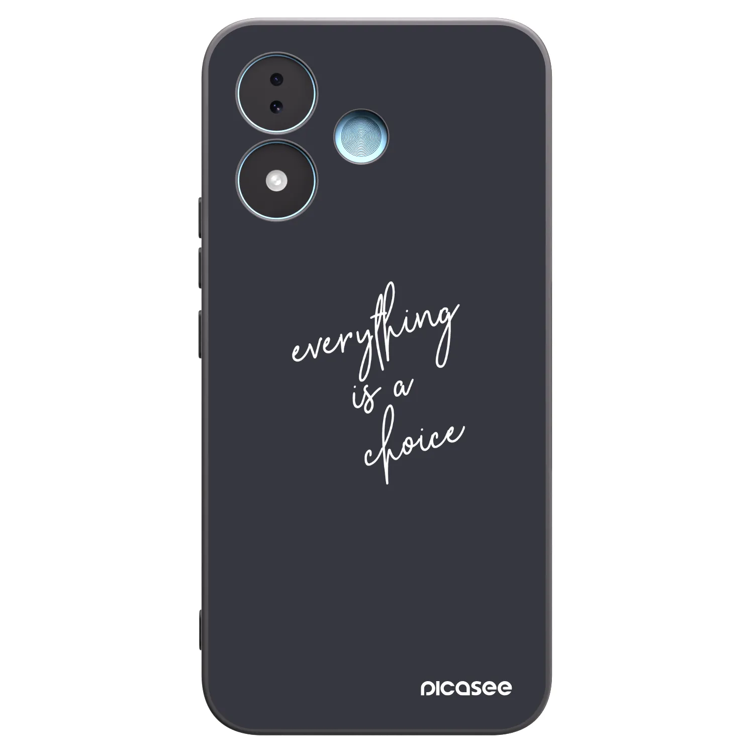 Picasee fekete szilikon tok az alábbi mobiltelefonokra Xiaomi Redmi Note 17 5G - Everything is a choice