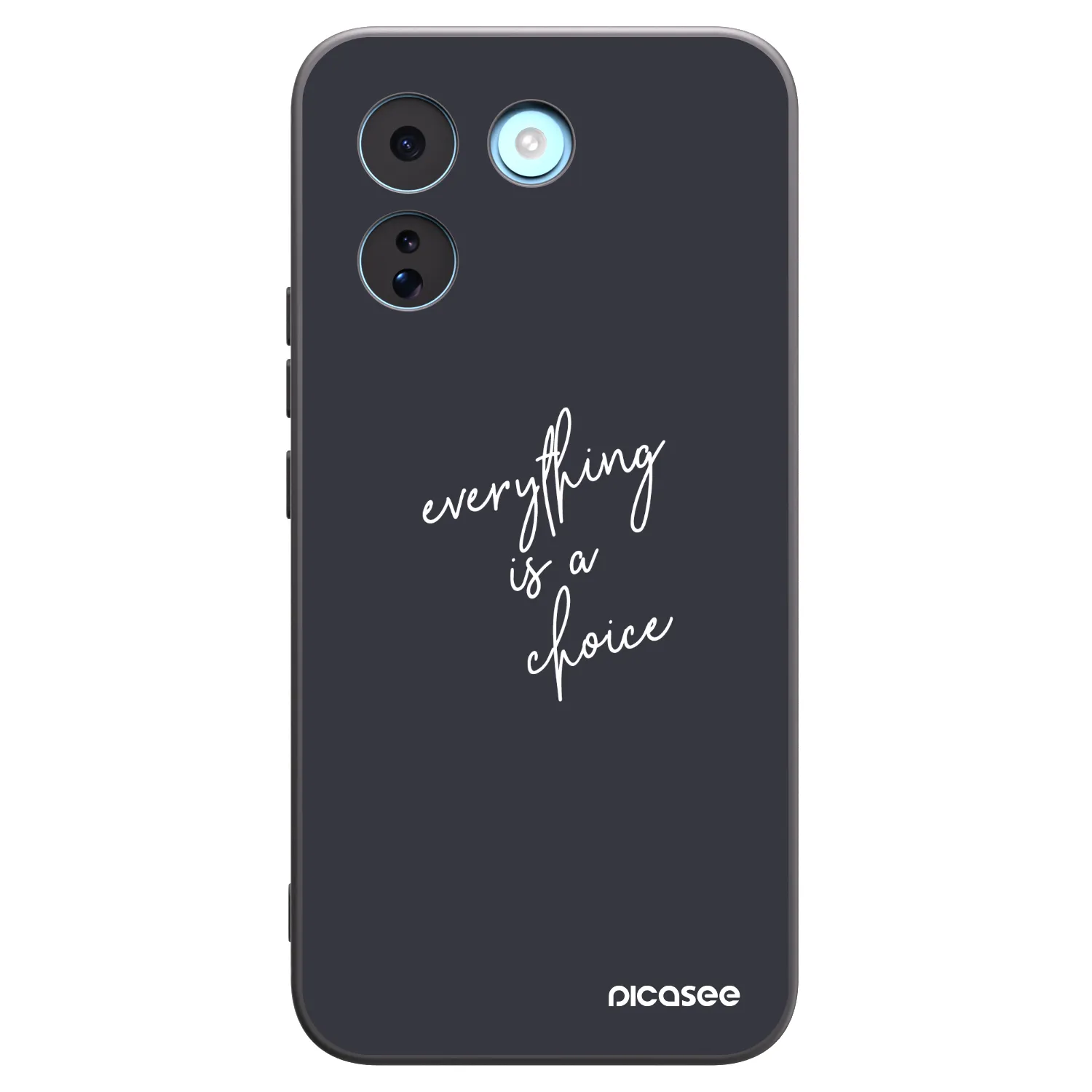 Picasee fekete szilikon tok az alábbi mobiltelefonokra Xiaomi Redmi Note 17 Pro MAX 5G - Everything is a choice