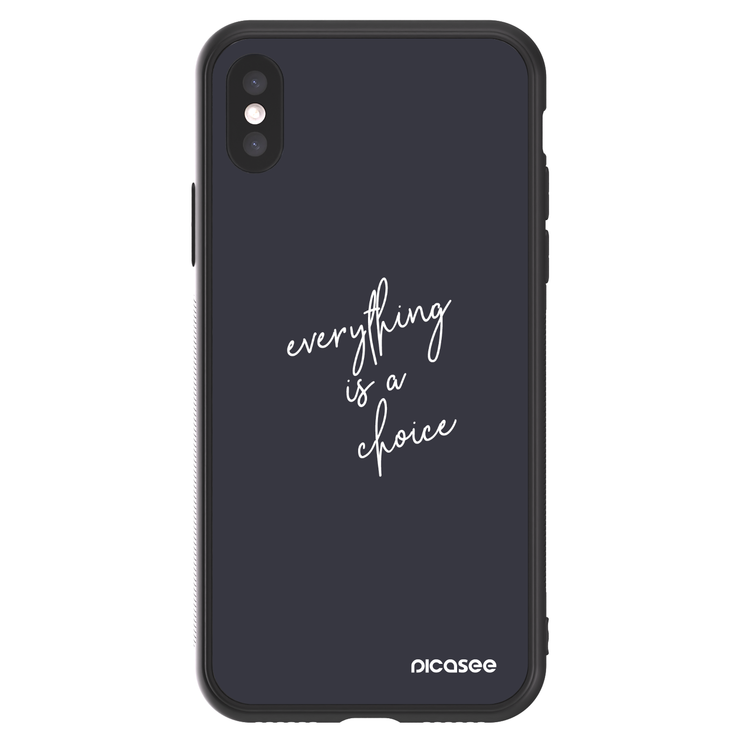 Picasee ULTIMATE CASE Apple iPhone X/XS - készülékre - Everything is a choice
