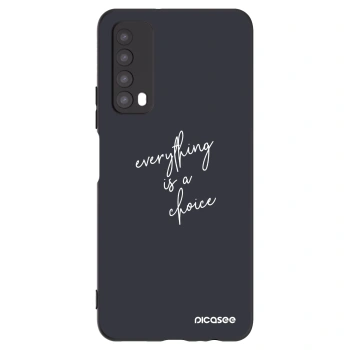 Picasee fekete szilikon tok az alábbi mobiltelefonokra Huawei P Smart 2021 - Everything is a choice