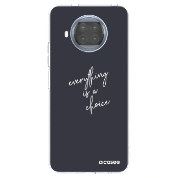 Picasee átlátszó szilikon tok az alábbi mobiltelefonokra Xiaomi Mi 10T Lite - Everything is a choice