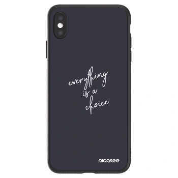 Picasee ULTIMATE CASE Apple iPhone XS Max - készülékre - Everything is a choice