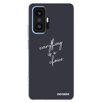 Picasee átlátszó szilikon tok az alábbi mobiltelefonokra Xiaomi 11T Pro - Everything is a choice