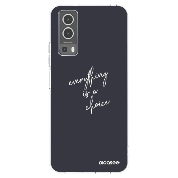 Picasee átlátszó szilikon tok az alábbi mobiltelefonokra Vivo Y72 5G - Everything is a choice