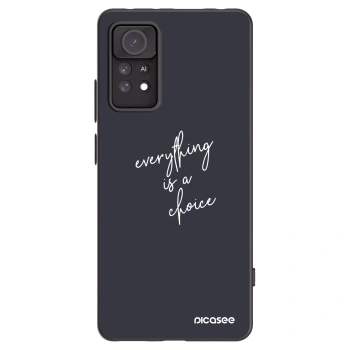Picasee fekete szilikon tok az alábbi mobiltelefonokra Xiaomi Redmi Note 11 Pro - Everything is a choice