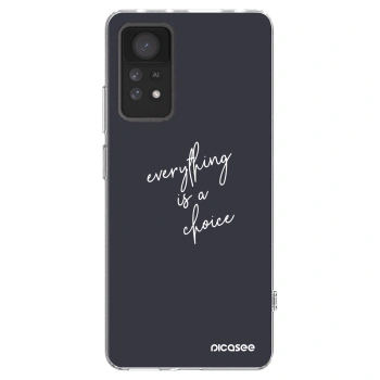 Picasee átlátszó szilikon tok az alábbi mobiltelefonokra Xiaomi Redmi Note 11 Pro - Everything is a choice