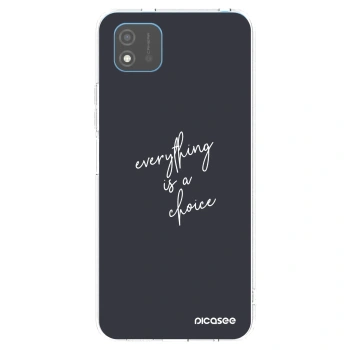 Picasee átlátszó szilikon tok az alábbi mobiltelefonokra Realme C11 (2021) - Everything is a choice