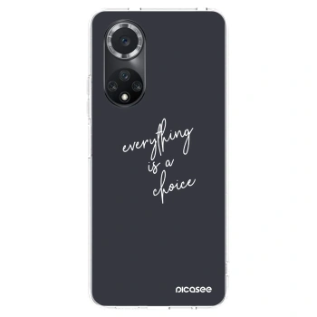 Picasee átlátszó szilikon tok az alábbi mobiltelefonokra Huawei Nova 9 SE - Everything is a choice