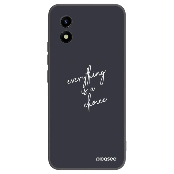 Picasee fekete szilikon tok az alábbi mobiltelefonokra Vivo Y01 - Everything is a choice