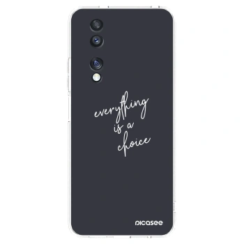 Picasee átlátszó szilikon tok az alábbi mobiltelefonokra Honor 70 - Everything is a choice
