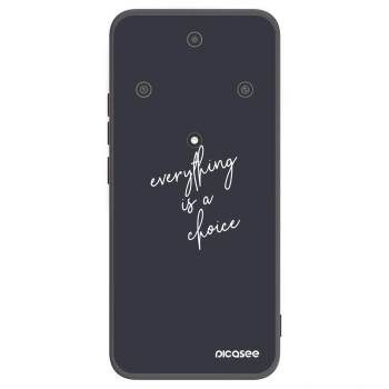 Picasee fekete szilikon tok az alábbi mobiltelefonokra Honor Magic5 Lite 5G - Everything is a choice