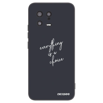 Picasee fekete szilikon tok az alábbi mobiltelefonokra Xiaomi 13 - Everything is a choice