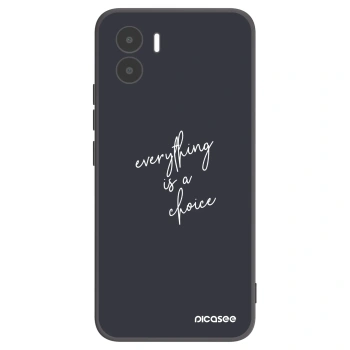 Picasee fekete szilikon tok az alábbi mobiltelefonokra Xiaomi Redmi A2 - Everything is a choice