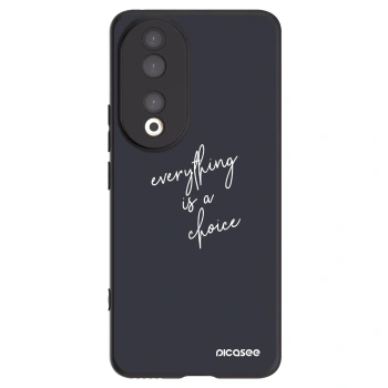 Picasee fekete szilikon tok az alábbi mobiltelefonokra Honor 90 5G - Everything is a choice