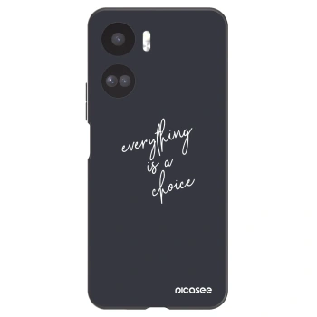 Picasee fekete szilikon tok az alábbi mobiltelefonokra Honor 90 Lite 5G - Everything is a choice