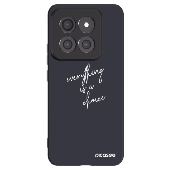 Picasee fekete szilikon tok az alábbi mobiltelefonokra Xiaomi 14 Pro - Everything is a choice