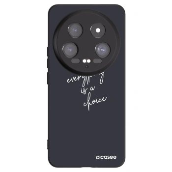 Picasee fekete szilikon tok az alábbi mobiltelefonokra Xiaomi 14 Ultra - Everything is a choice