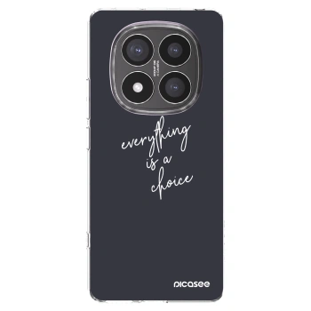 Picasee átlátszó szilikon tok az alábbi mobiltelefonokra Xiaomi Redmi Note 14 Pro+ 5G - Everything is a choice