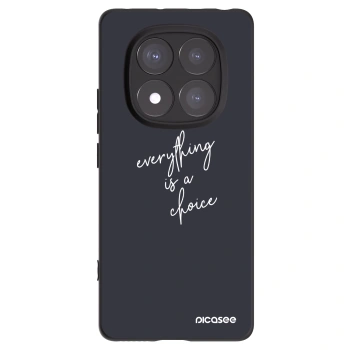 Picasee fekete szilikon tok az alábbi mobiltelefonokra Xiaomi Redmi Note 14 Pro 5G - Everything is a choice
