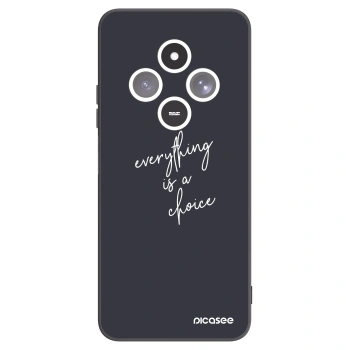 Picasee fekete szilikon tok az alábbi mobiltelefonokra Xiaomi Redmi 14C - Everything is a choice