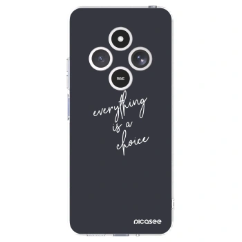 Picasee átlátszó szilikon tok az alábbi mobiltelefonokra Xiaomi Redmi 14C - Everything is a choice