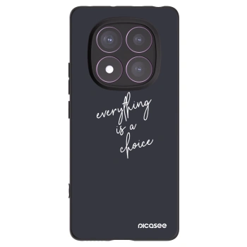 Picasee fekete szilikon tok az alábbi mobiltelefonokra Xiaomi Redmi Note 14 Pro 4G - Everything is a choice