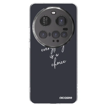 Picasee átlátszó szilikon tok az alábbi mobiltelefonokra Xiaomi 15 Ultra - Everything is a choice