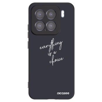 Picasee fekete szilikon tok az alábbi mobiltelefonokra Xiaomi 15 - Everything is a choice