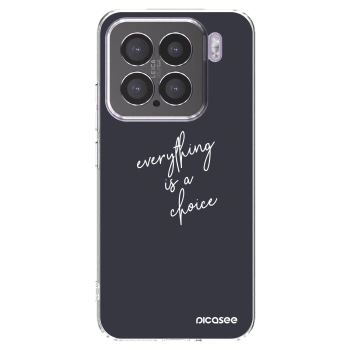 Picasee átlátszó szilikon tok az alábbi mobiltelefonokra Xiaomi 15 - Everything is a choice